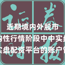 近期境内外股市在结构性行情阶段中中实盘配资平台的账户管理常见