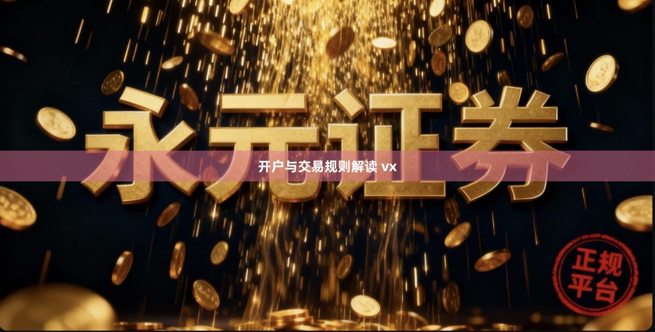 开户与交易规则解读 vx