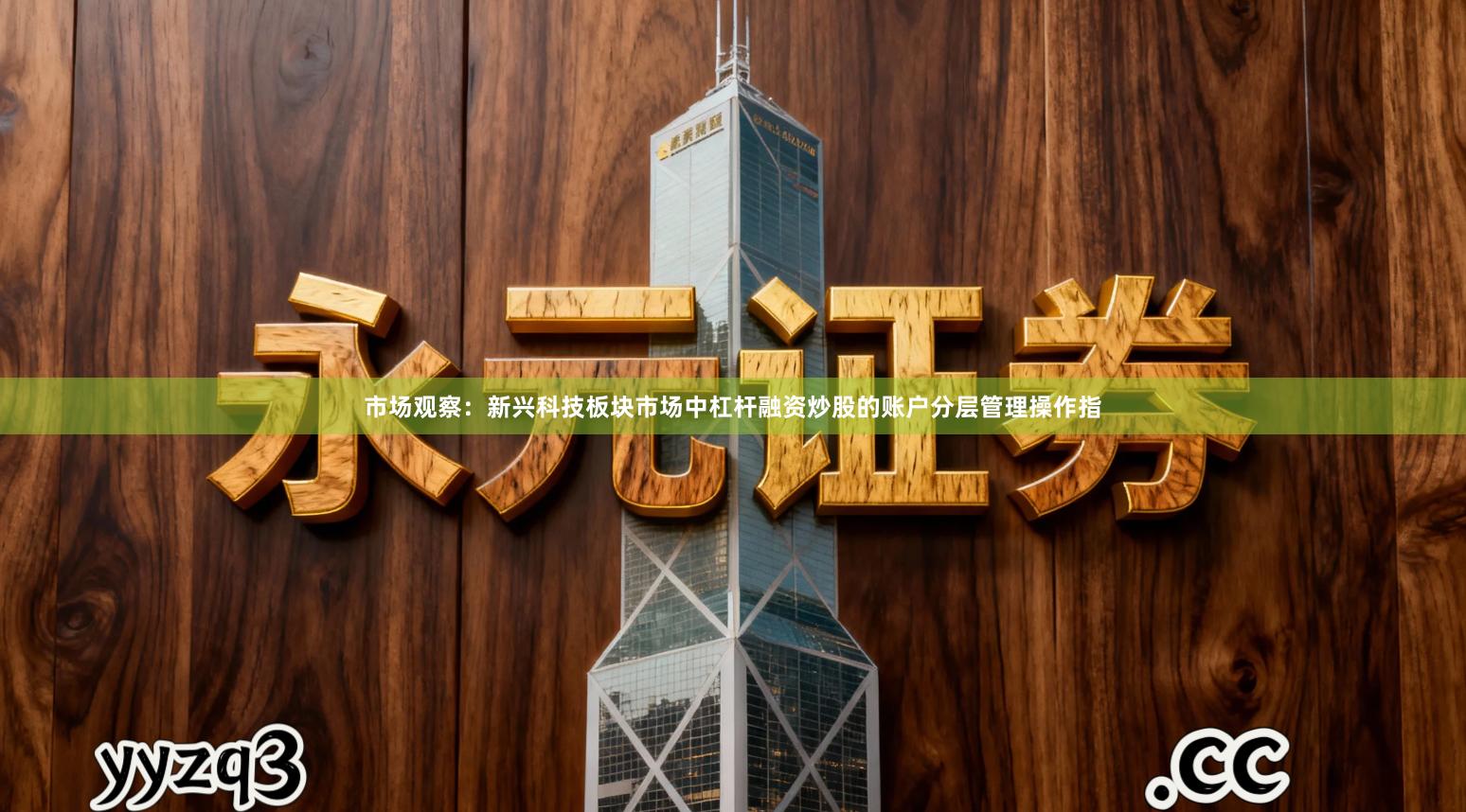 市场观察：新兴科技板块市场中杠杆融资炒股的账户分层管理操作指